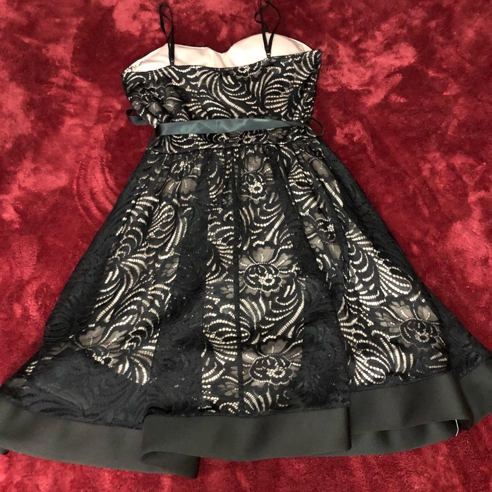 Black beautiful lace dress